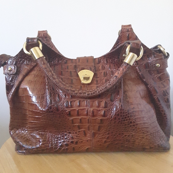 Brahmin Dagny Bag Pecan Melbourne/RARE! - Picture 2 of 15